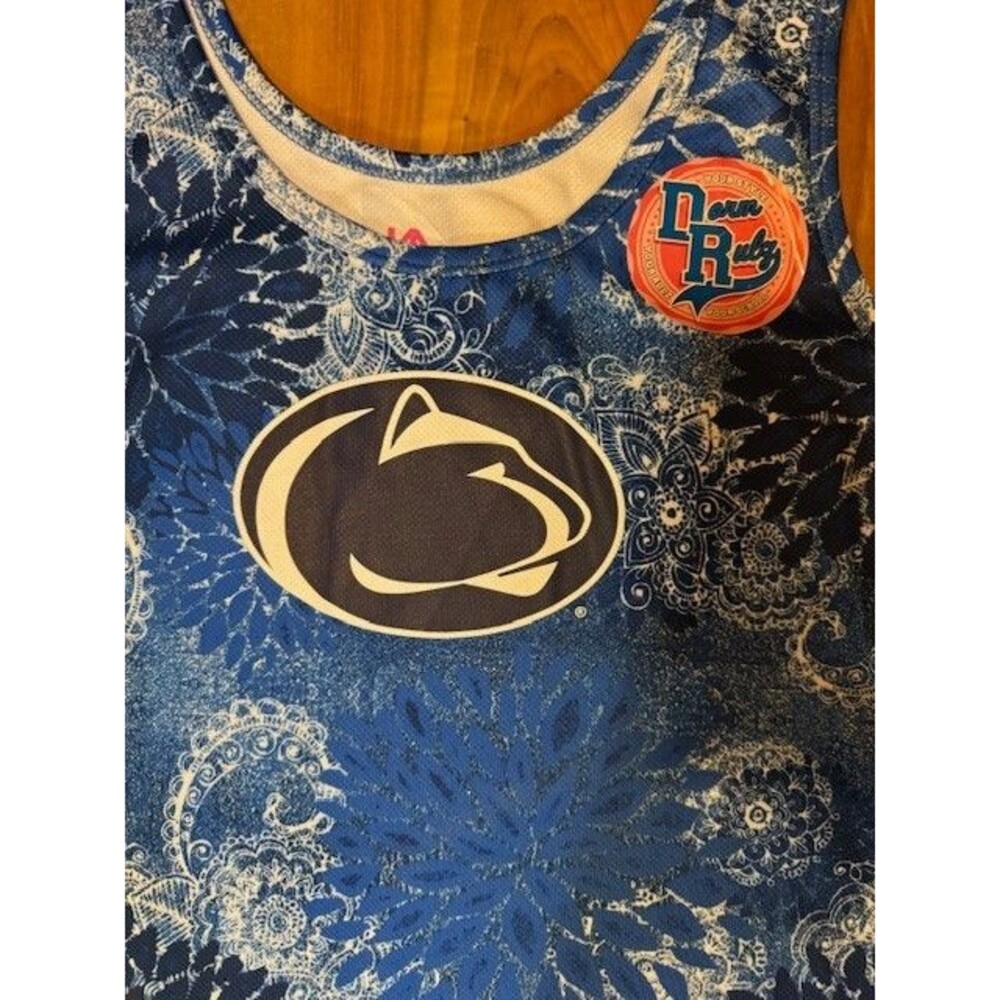 Penn‎ State Womens LRG Floral Paisley Sleeveless Tank Top Knights Apparel NEW - Picture 2 of 10